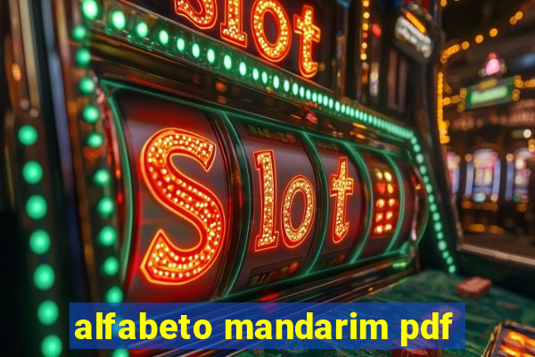 alfabeto mandarim pdf